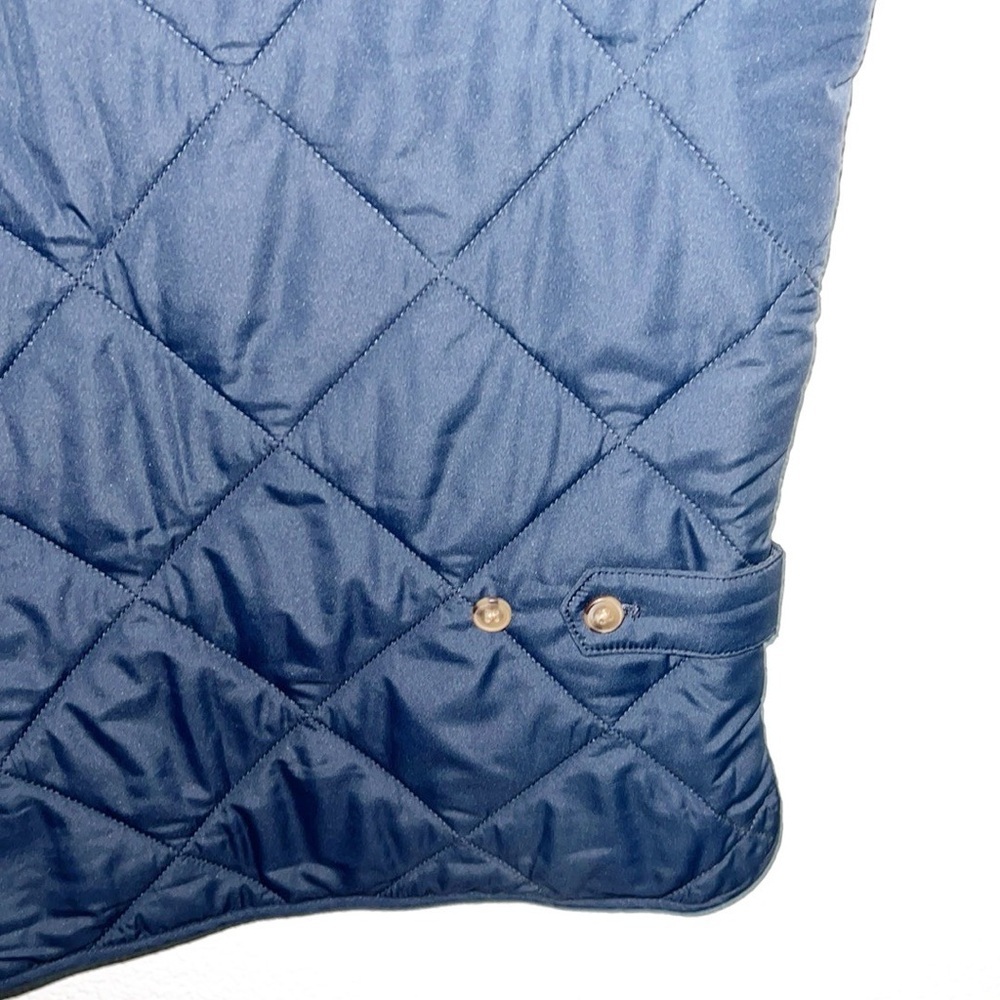 J. Crew Mercantile 100% Polyester Navy Blue Quilted Women’s Vest - Picture 12 of 13